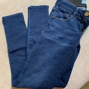 Dark Wash Blue Jeans